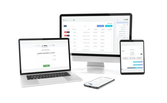 E-voting management system E-voting management system Renad Al Majd Group for Information Technology RMG E-voting management system