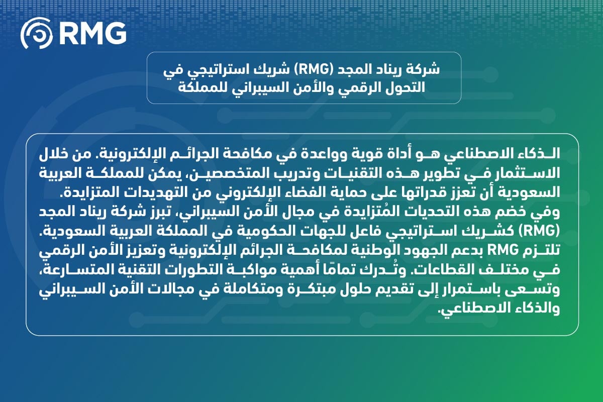 الذكاء الاصطناعي في المملكة العربية السعودية: درع واقٍ ضد الجرائم الإلكترونية 7 الذكاء الاصطناعي في المملكة العربية السعودية 09