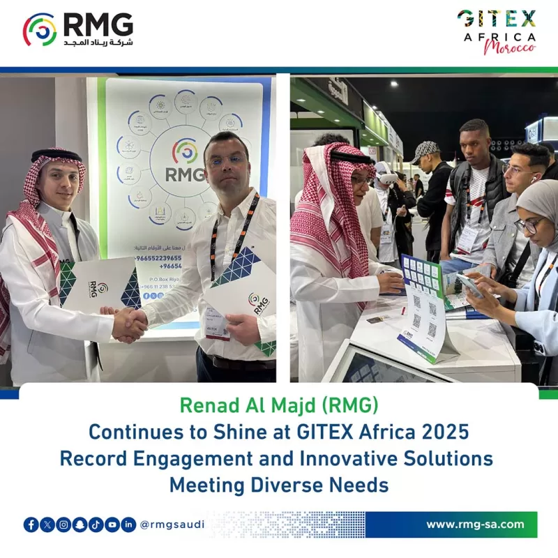 Renad Al Majd (RMG) Continues to Shine at GITEX Africa 2025: Record Engagement and Innovative Solutions Meeting Diverse Needs