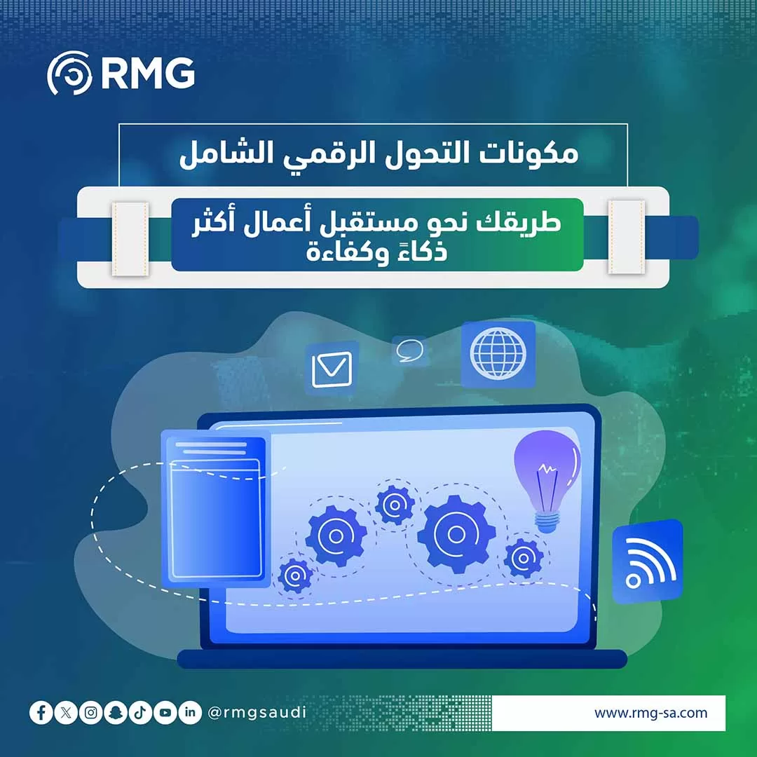 مكونات التحول الرقمي الشامل: طريقك نحو مستقبل أعمال أكثر ذكاءً وكفاءة