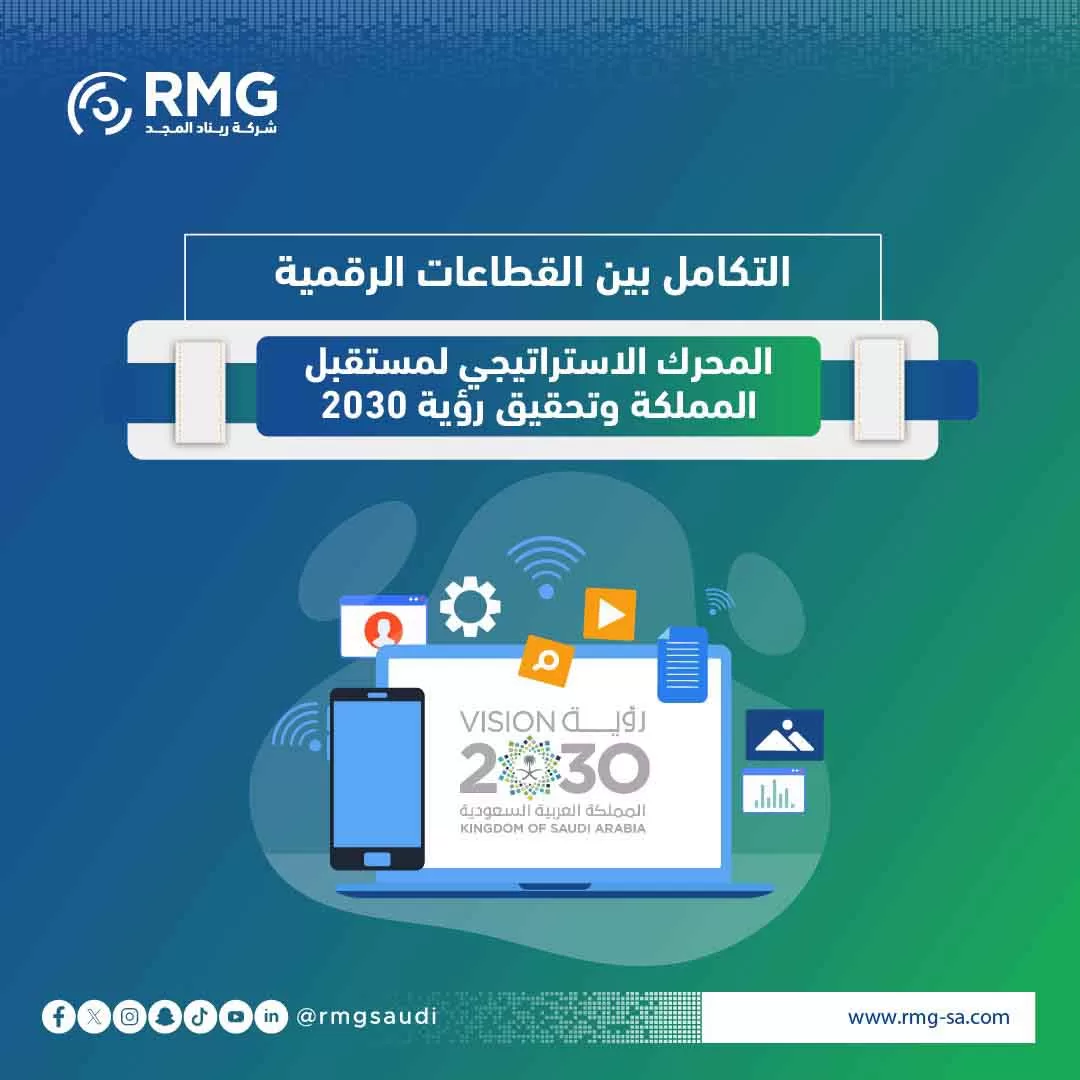التكامل بين القطاعات الرقمية: المحرك الاستراتيجي لمستقبل المملكة وتحقيق رؤية 2030