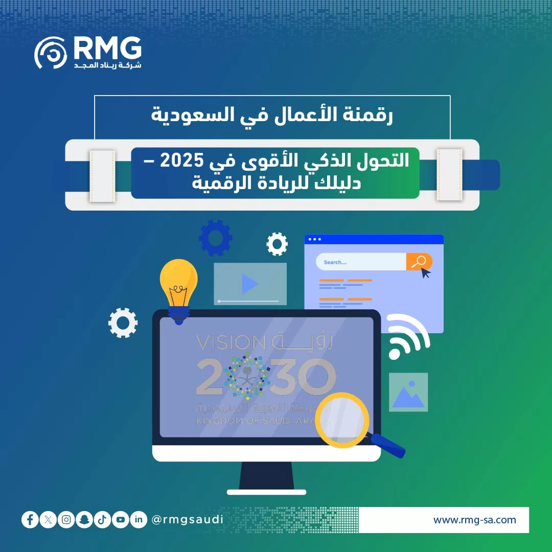 رقمنة الأعمال في السعودية: التحول الذكي الأقوى في 2025 – دليلك للريادة الرقمية