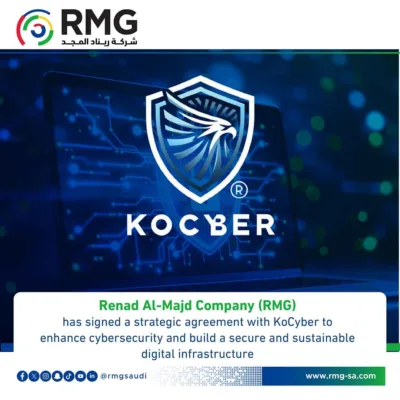 Renad Al-Majd (RMG) Signs Strategic Agreement with KoCyber to Enhance Cybersecurity and Build a Secure, Sustainable Digital Infrastructure