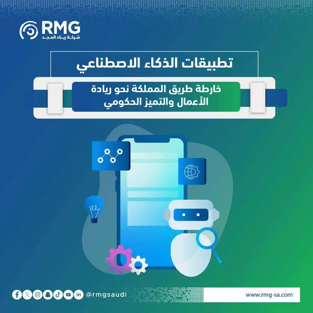 تطبيقات الذكاء الاصطناعي: خارطة طريق المملكة نحو ريادة الأعمال والتميز الحكومي