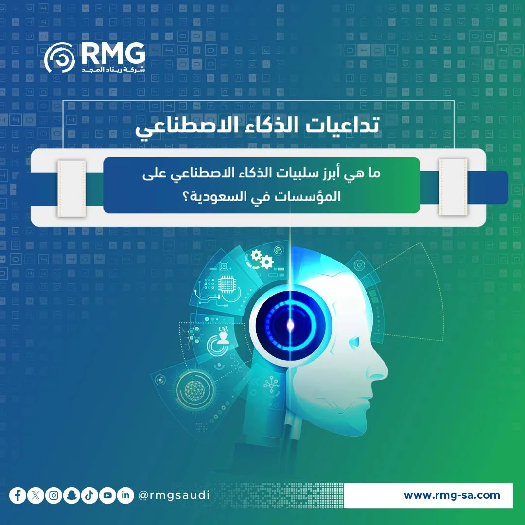 سلبيات الذكاء الاصطناعي: أبرز تحديات المؤسسات في السعودية