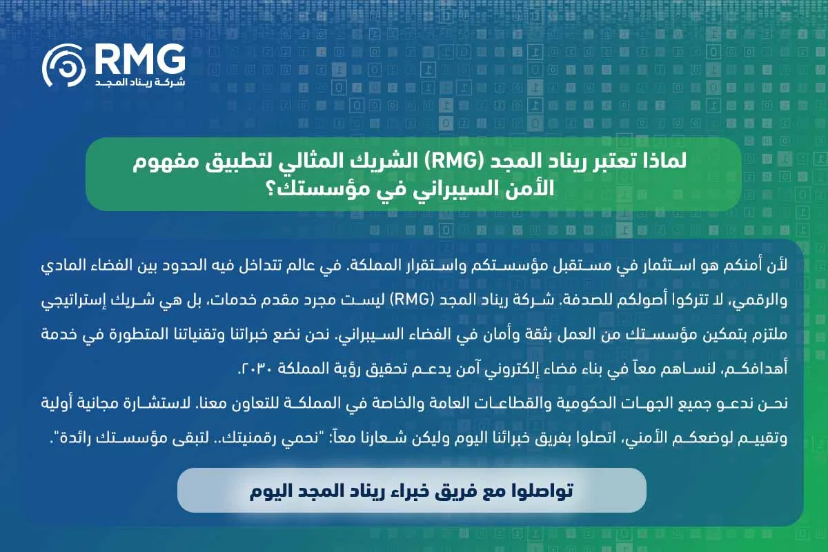 ما هو مفهوم الأمن السيبراني وأهميته في حماية المنظمات بالمملكة1 1