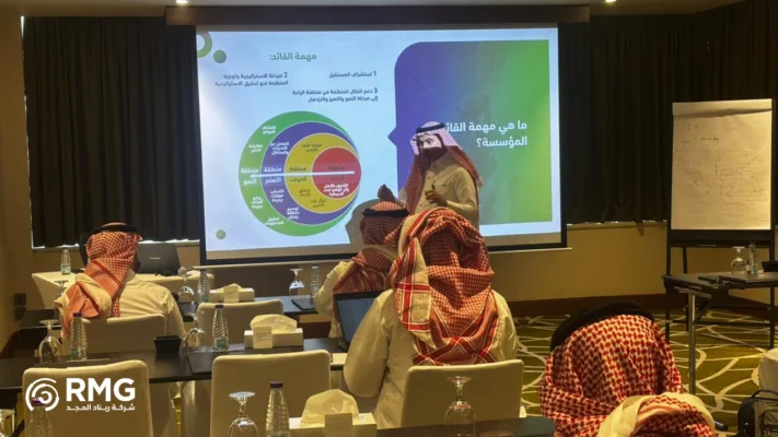 ريناد المجد (RMG) تُنظم ورشة عمل متخصصة بعنوان "الذكاء الاصطناعي للقادة" لرفع الجاهزية المؤسسية وتطوير القيادات 1 6 1