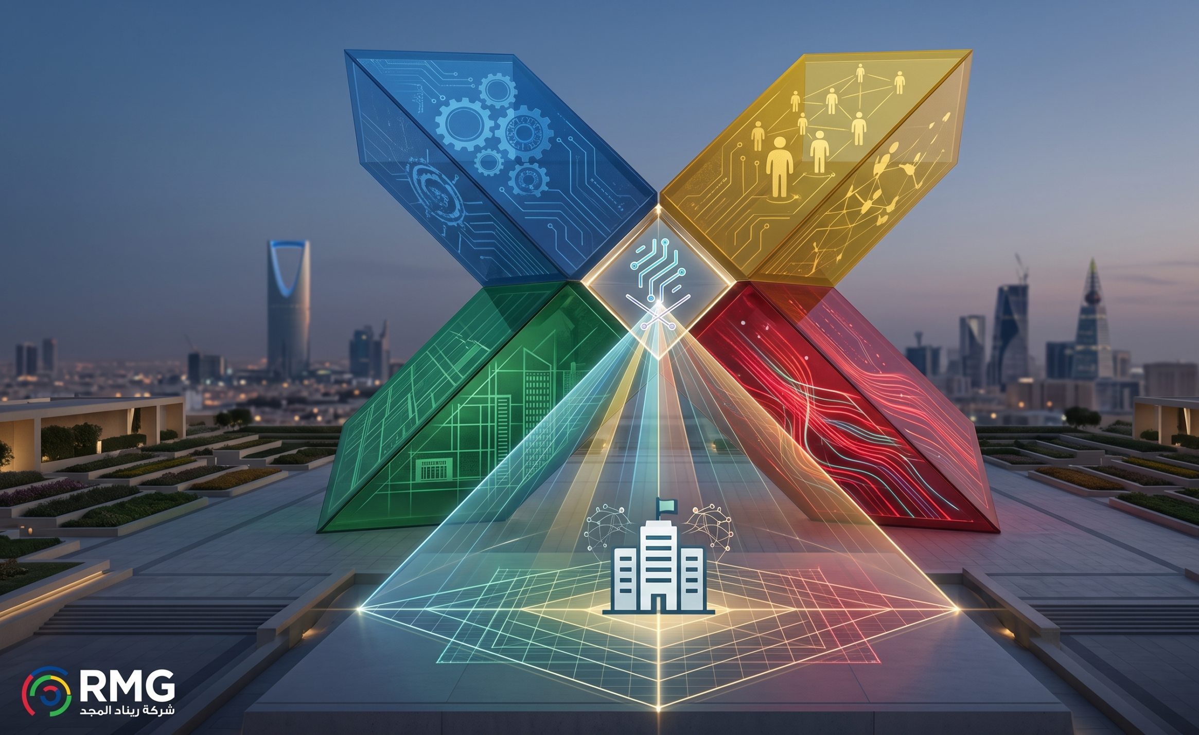 ريناد المجد RMG 18 القدرات الأربع لمؤشر جاهزية تبني التقنيات الناشئة الإطار الذي يحدد مكانة جهتك فعلاً scaled e1782729399507