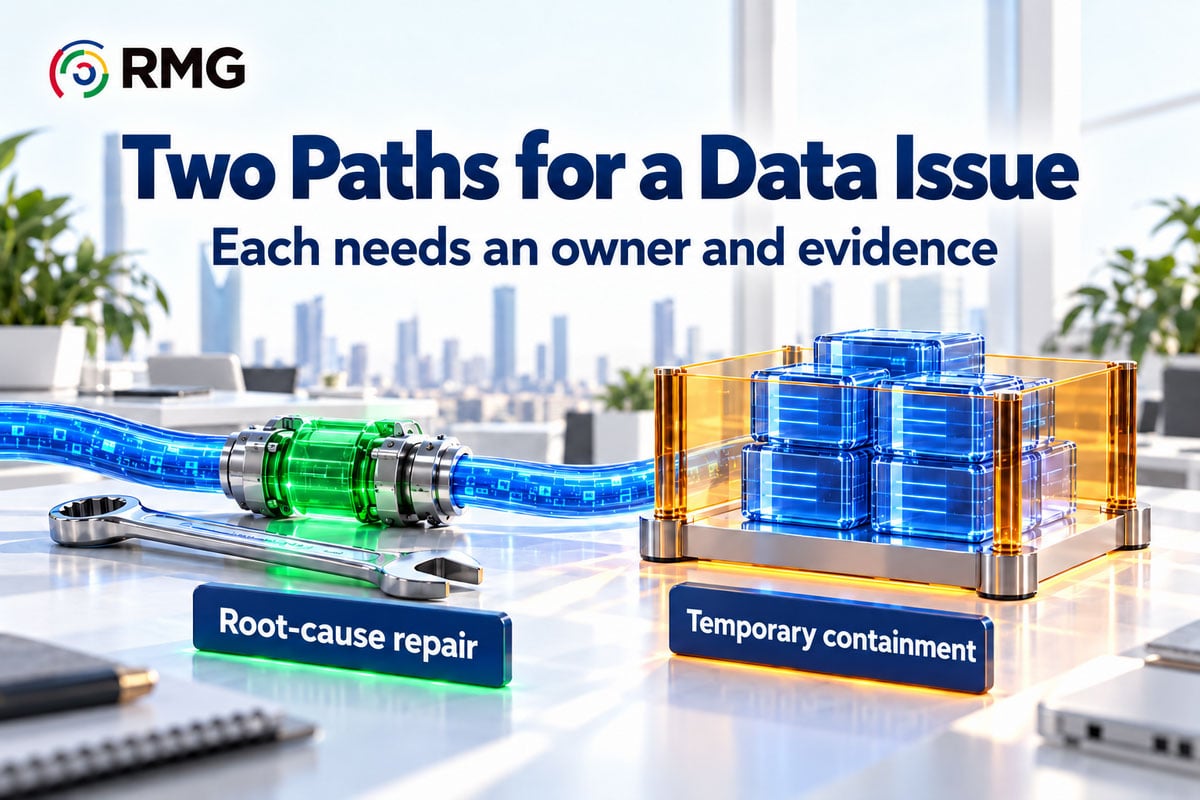 From Finding a Data Error to Fixing It: Building a Clear Remediation Cycle 1 RMG S04 Internal 01 EN V03